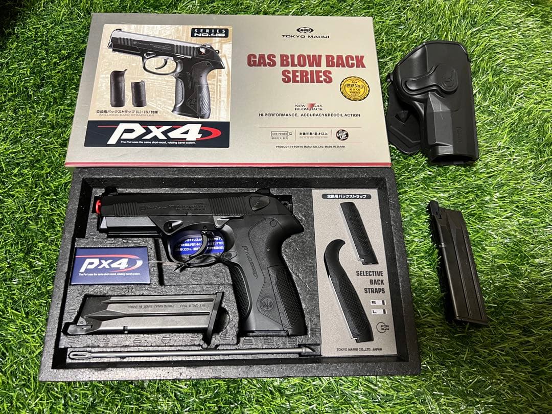 東京マルイ PX4 ガスブローバック ハンドガン ホルスター、予備マガジン付き