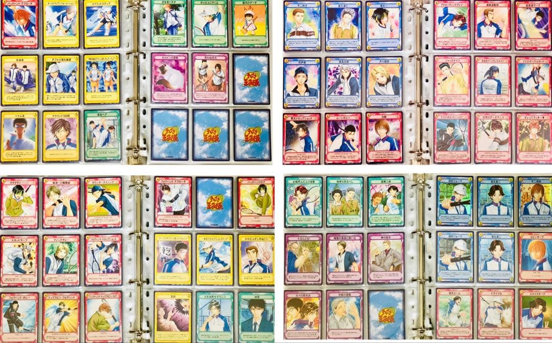 テニスの王子様トレカ大量1200枚以上セット！カードホルダー、カードケース付き