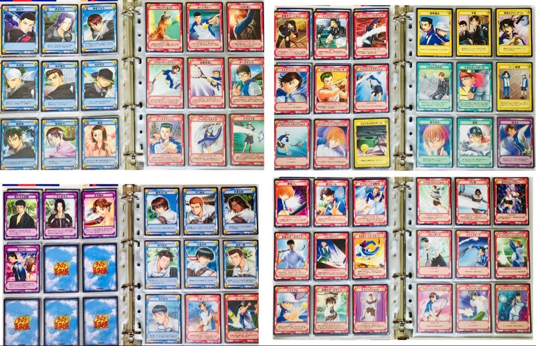 テニスの王子様トレカ大量1200枚以上セット！カードホルダー、カードケース付き
