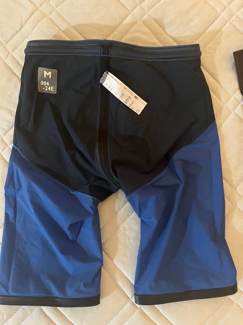 arena 競泳水着 ネイビー QRコード付き