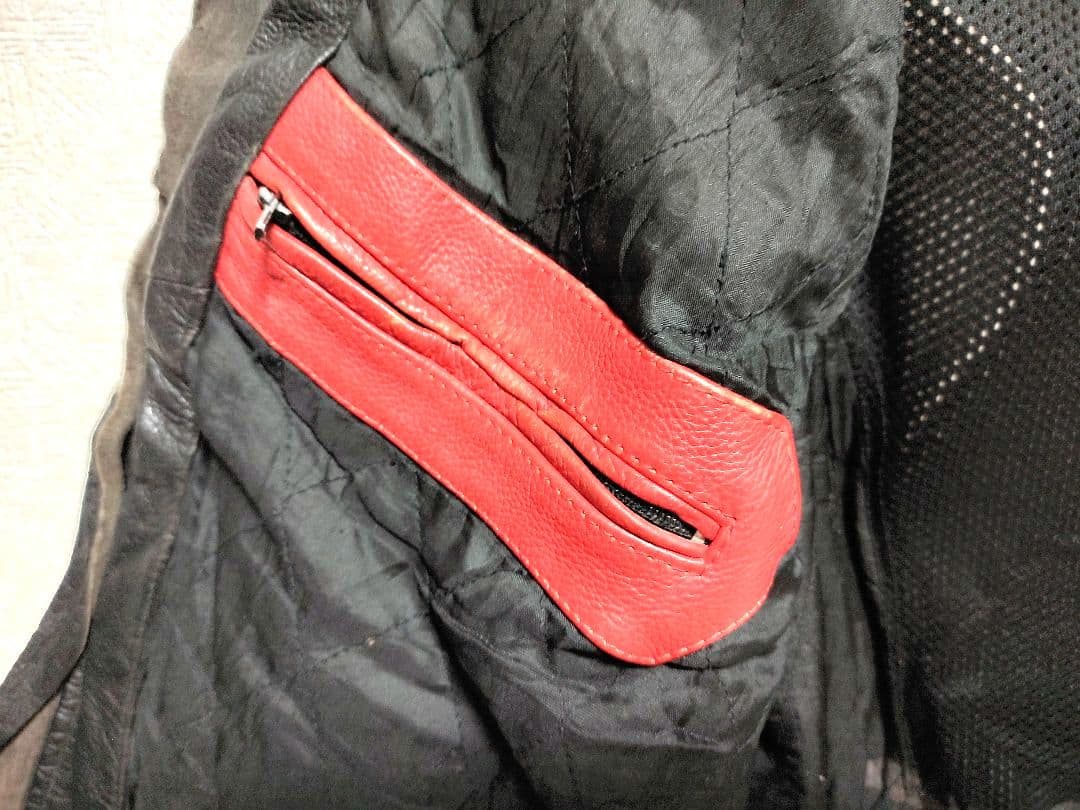 本革✪レーシングジャケット 革ジャン Esso MICHEKIN Shell