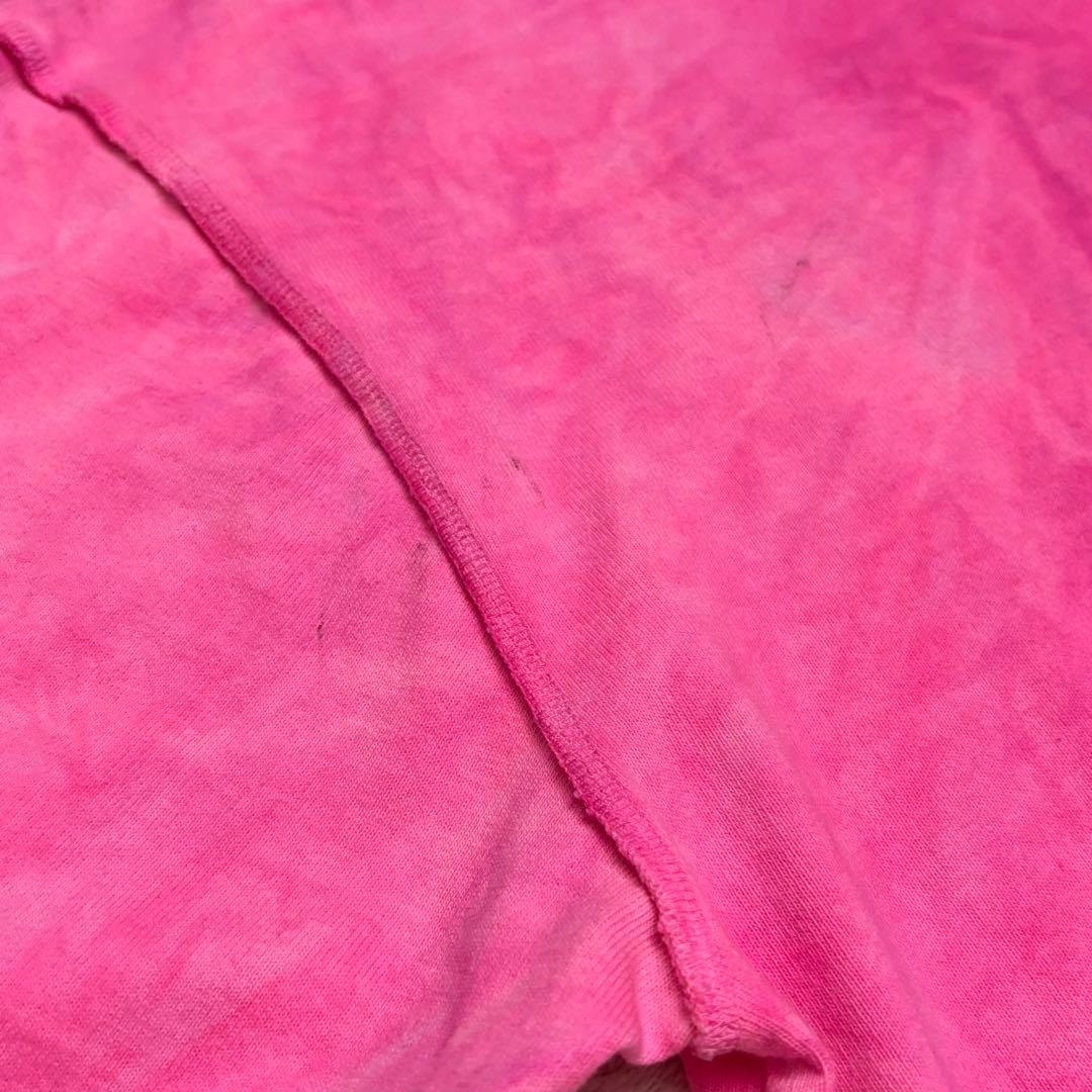 ルイヴィトン タイダイ インサイドアウトTシャツ ピンク LVロゴ M 22SS