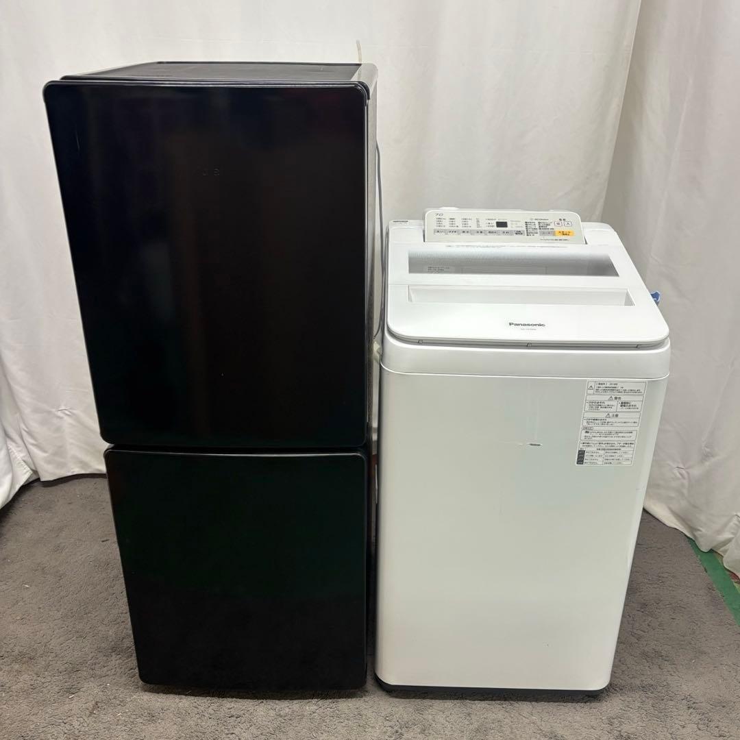 993❤️　冷蔵庫　洗濯機　一人暮らしセット　単身　黒　中古　安い　綺麗　設置無料