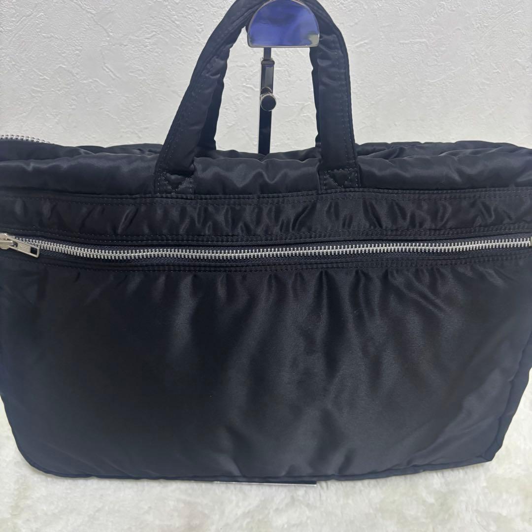 【美品】PORTER ポーター タンカー ビジネスバッグブラック ナイロン