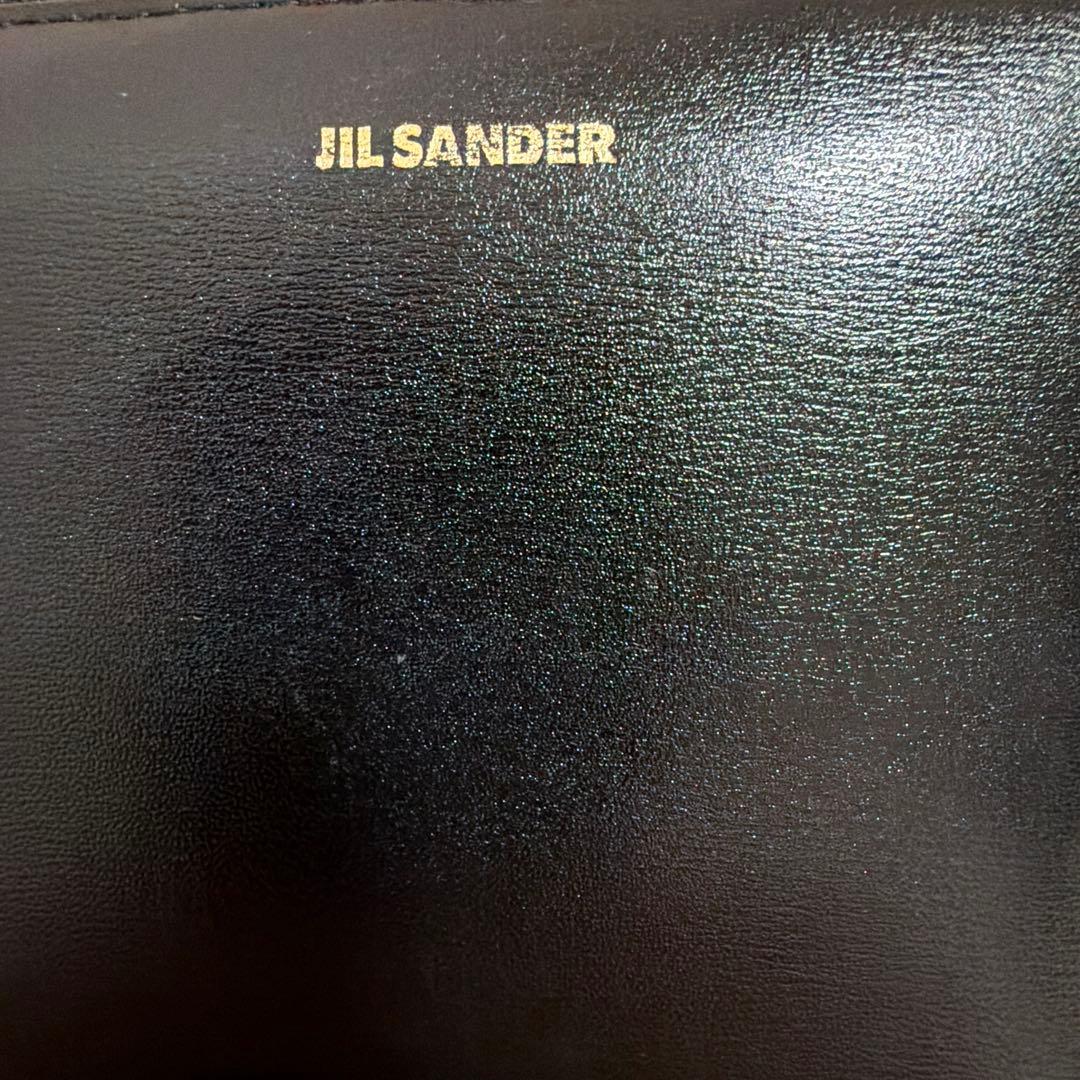 JIL SANDER ブラック レザー財布
