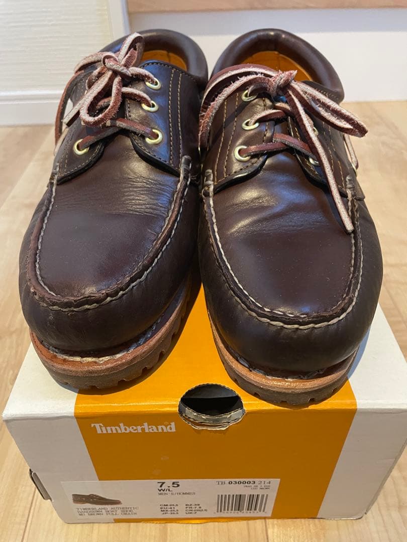 Timberland ティンバーランド3eye 25.5㎝　ブラウン