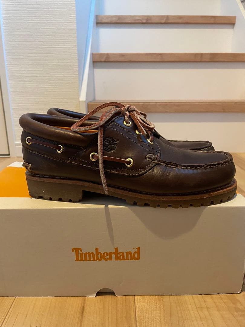Timberland ティンバーランド3eye 25.5㎝　ブラウン