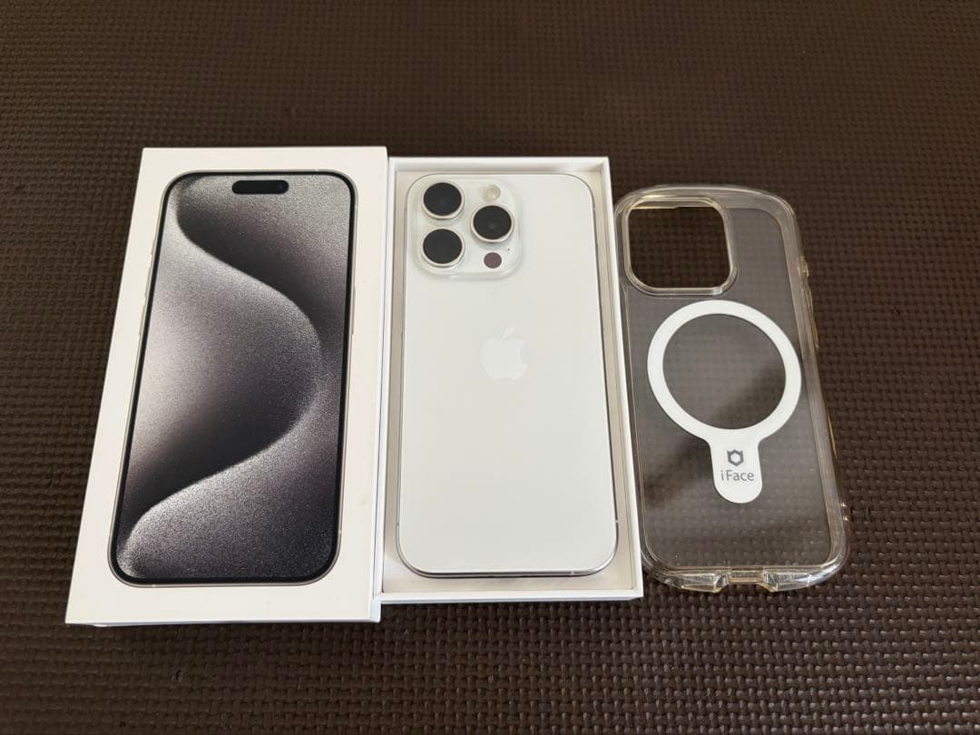 Apple iPhone 15 Pro ホワイトチタニウム 128GB