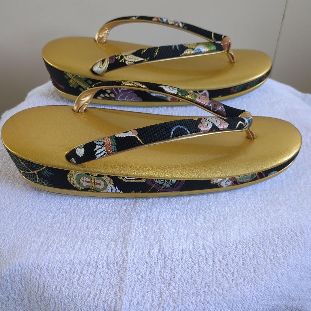 着物　和服　バッグ　草履　かくふ謹製　和装用　ハンドバッグ　草履　セット和装履物