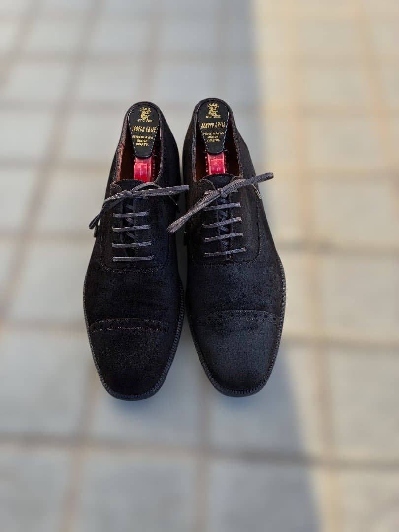 フェラガモ　スエードシューズ