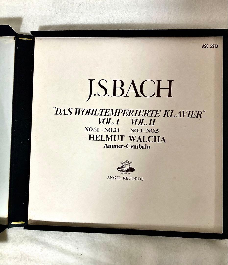 バッハ 平均律クラヴィーア全曲集 東芝 LP レコード 原音 1963年