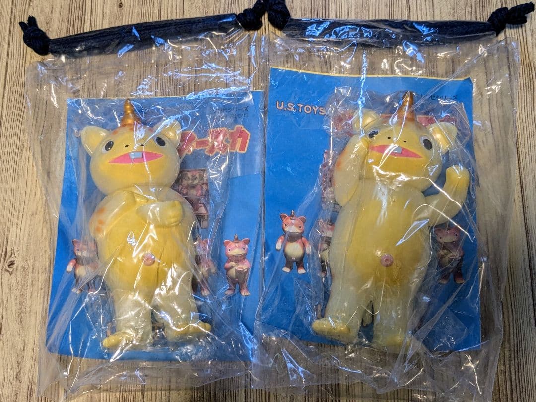 U.S.TOYS 蓄光 SBDXブースカ ラーメンブースカ 2体セット ソフビ