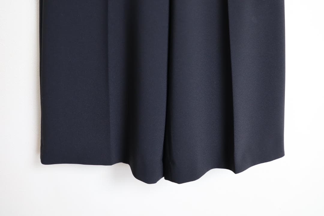 Theory 24SS ウォッシャブル ワイド クロップド パンツ 黒