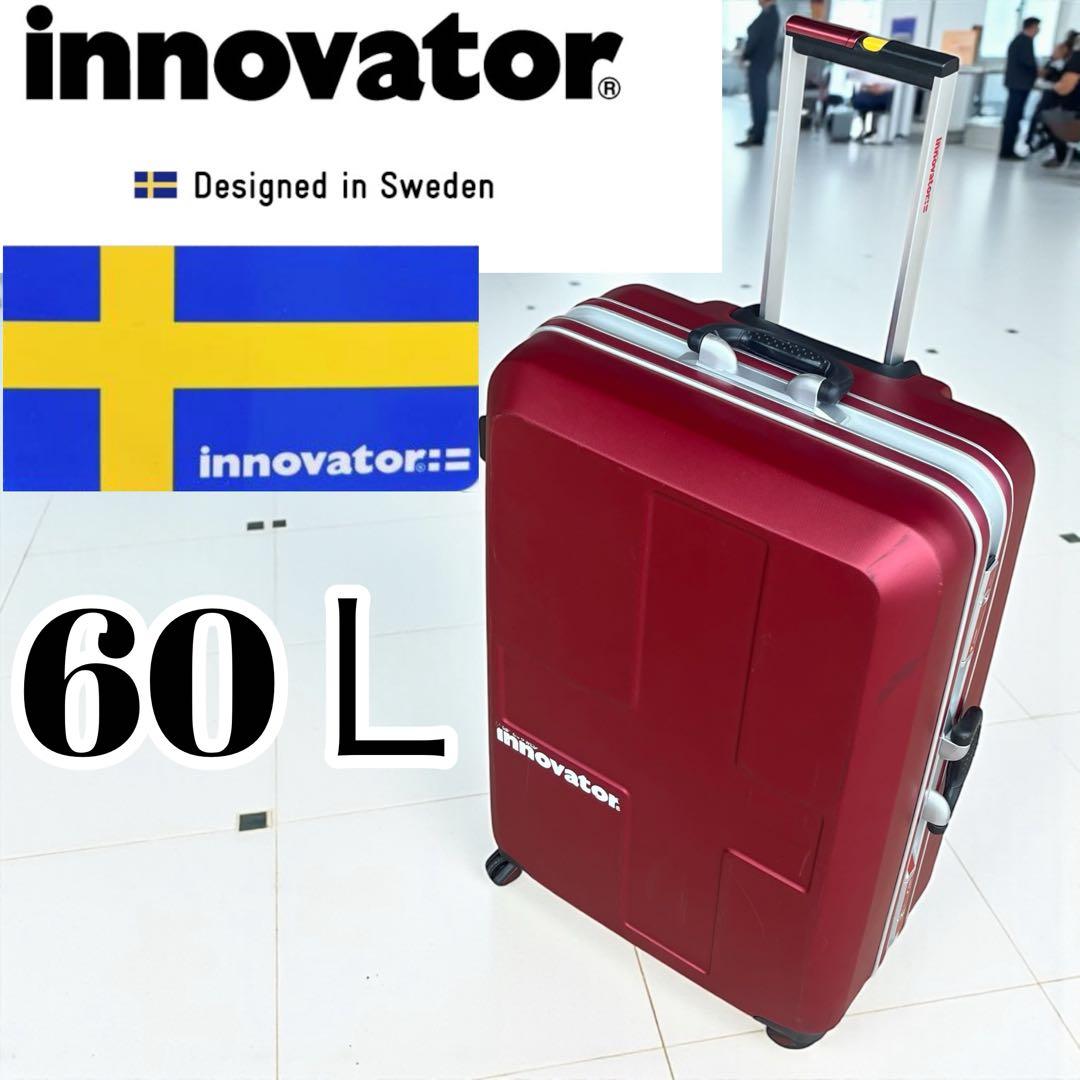 innovator イノベーター キャリーバッグ スーツケース 赤 ワインレッド