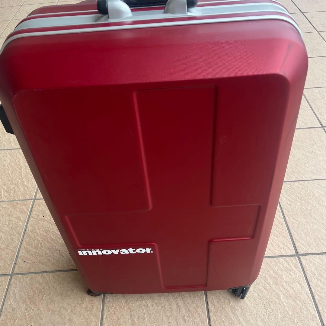 innovator イノベーター キャリーバッグ スーツケース 赤 ワインレッド