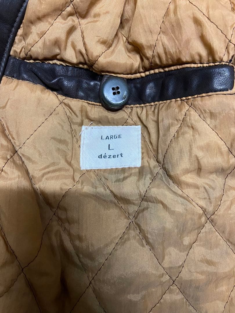 dezert デザート レザー 牛革 シングルライダース 90s イタリア製