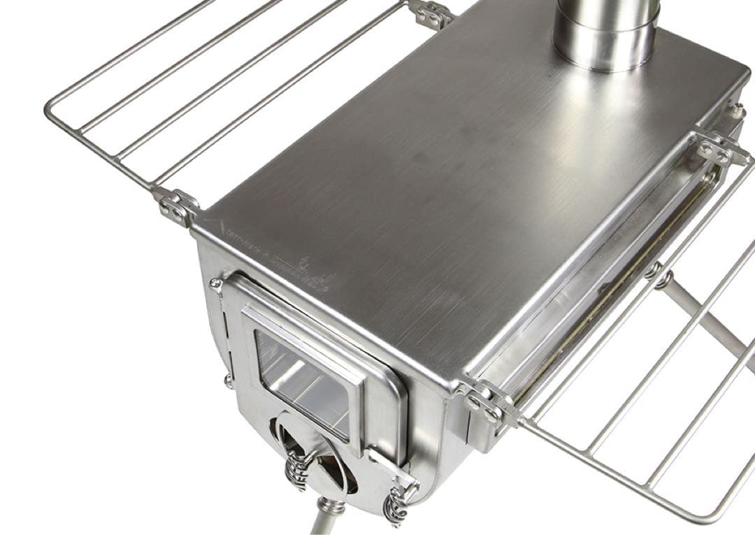 テンマクデザイン ウッドストーブ サイドヴューLセット　オプション多数プレゼント