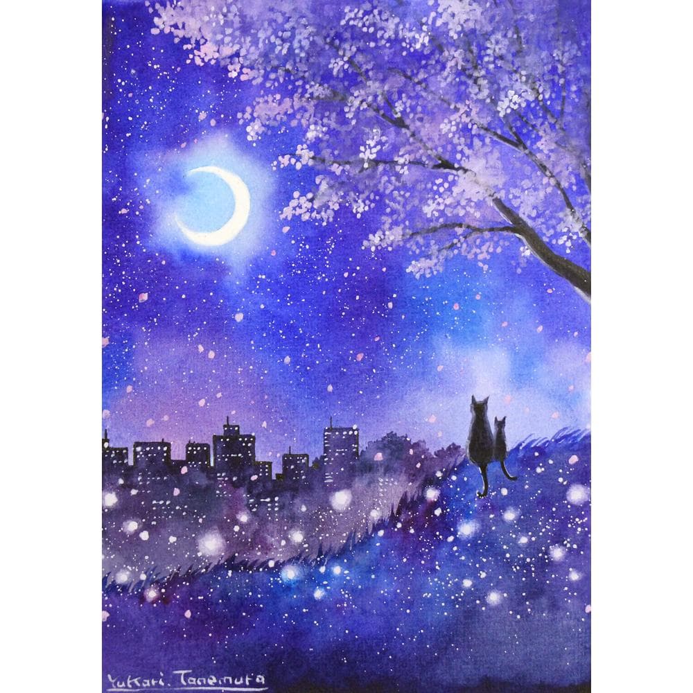 ぷうあさま専用（原画）桜舞う海の色 ほか　8点おまとめ