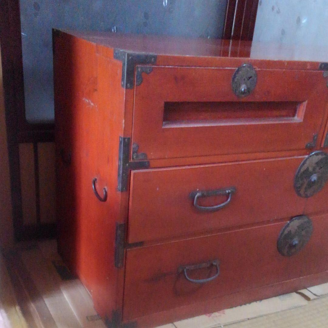 昭和　レトロ　家具　建具　タンス　着物入れ