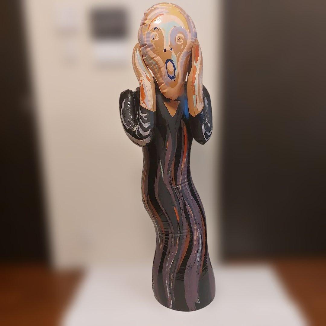 ムンク　叫び　ビニール人形　特大サイズ