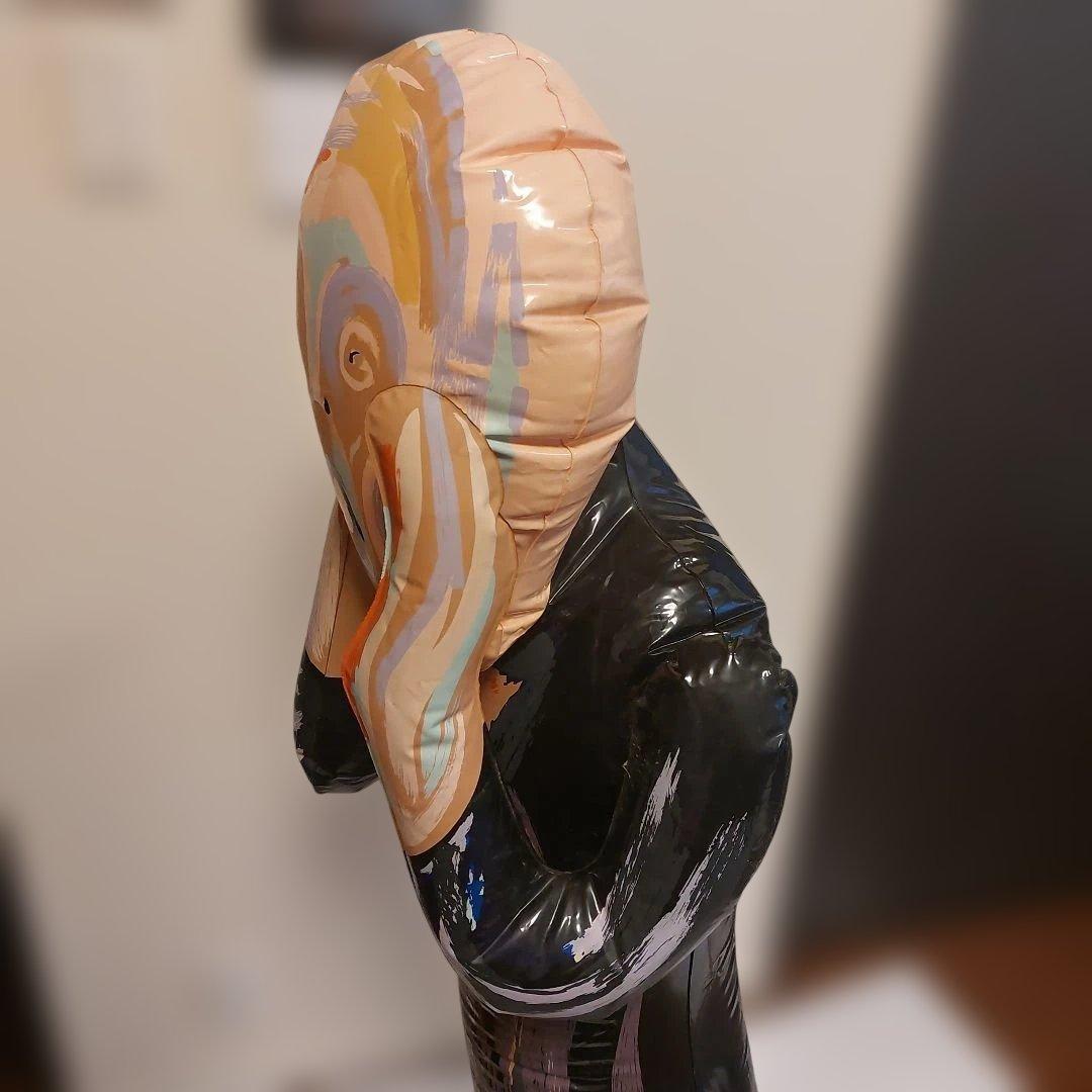 ムンク　叫び　ビニール人形　特大サイズ