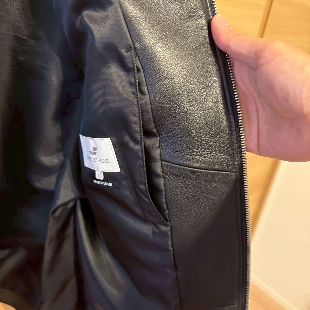 SHIPS JETBLUE シングルライダースジャケット Mサイズ