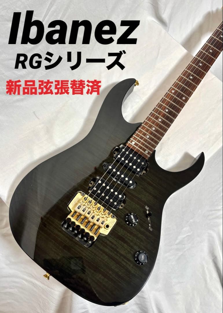 【新品弦張替済】Ibanez エレキギター RG フロイドローズ/トラ杢