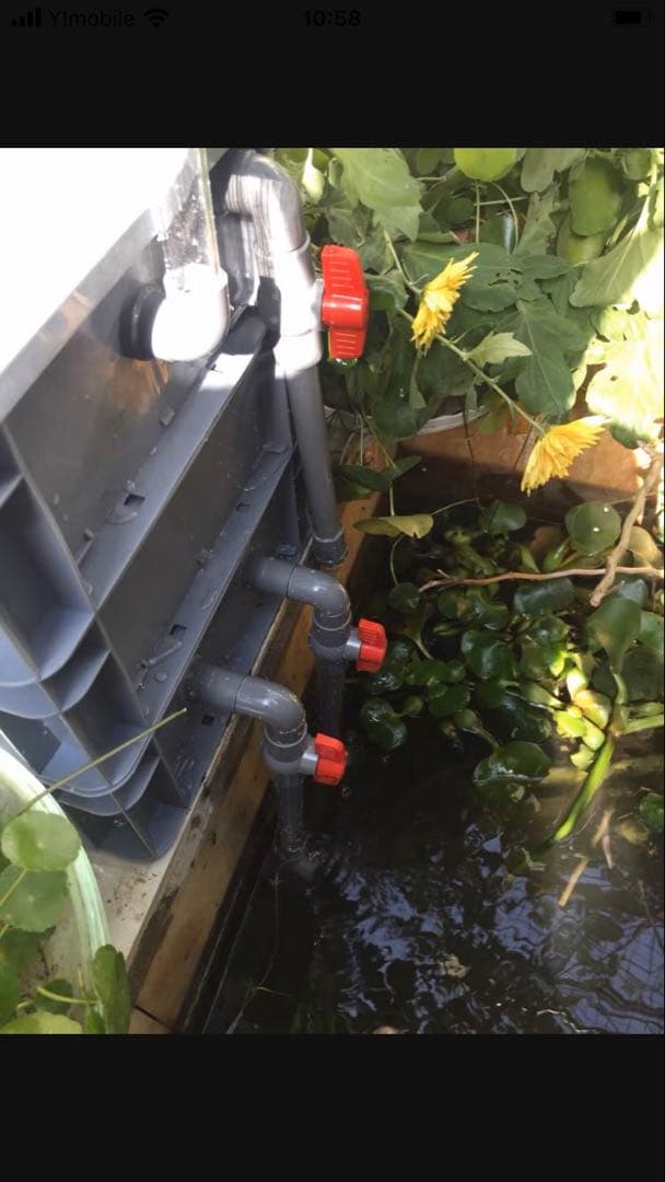 45w水中ポンプ付き万能濾過装置 池フィルター最高濾過装置(大自社製試しろ材付き