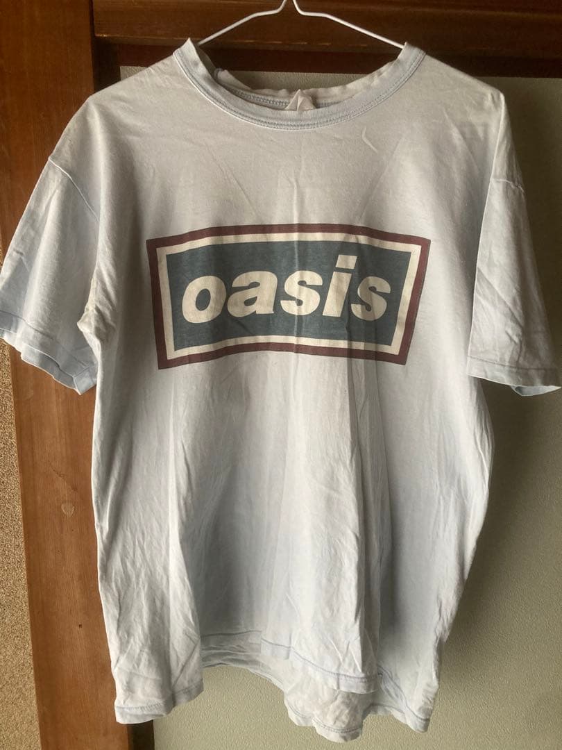 ヴィンテージoasis Definitely Maybe Tシャツ ライトブルー
