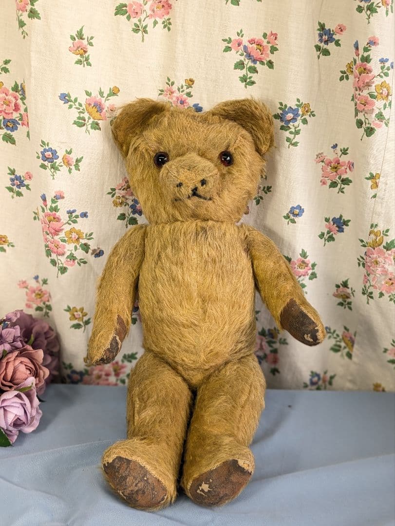 イギリス アンティーク テディベア アンティークベア 40cm