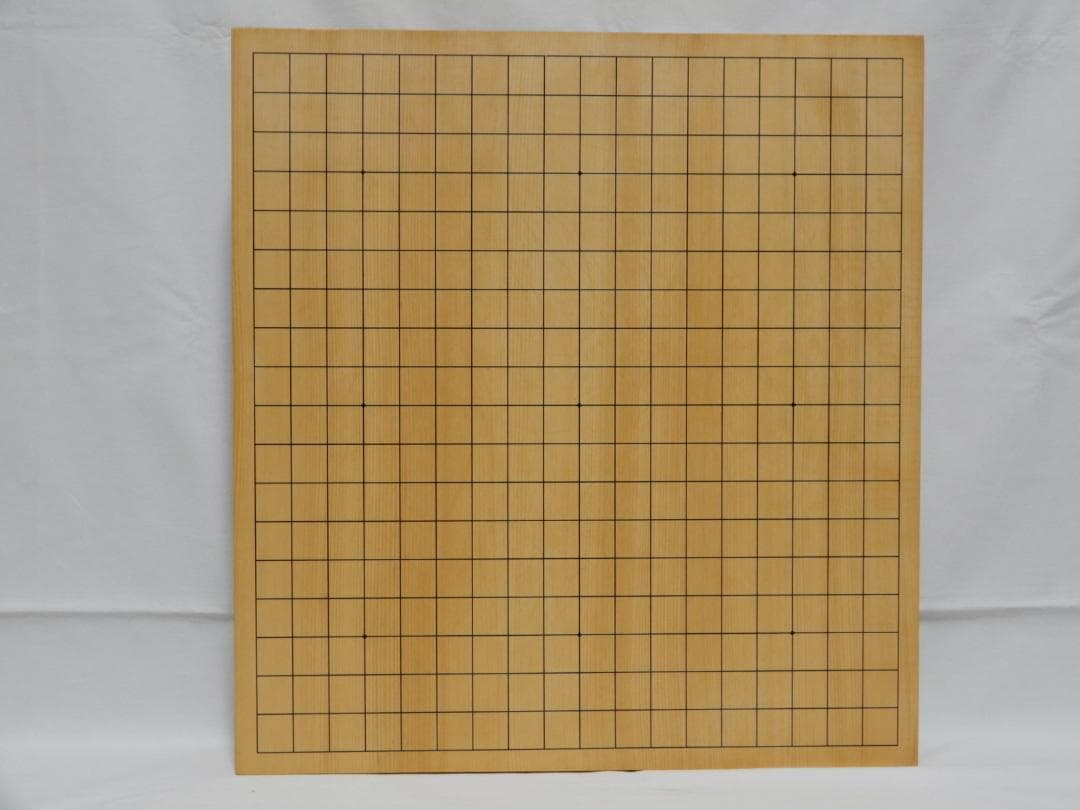 本榧卓上碁盤（３枚/ハギ盤）　1寸8分　未使用