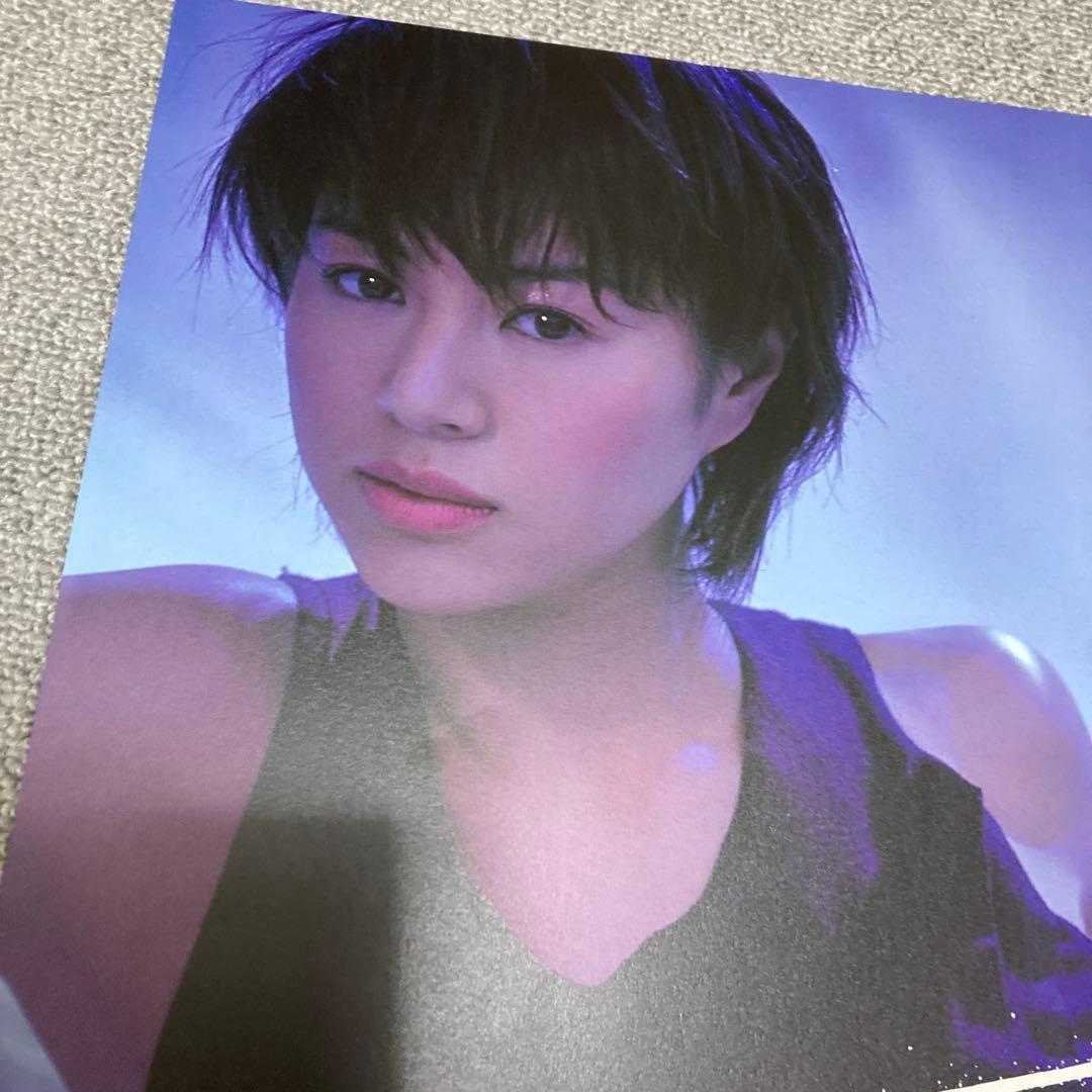 井川遥　BODY WILD FIT BOXER ポスター　美品　グンゼ　青　１