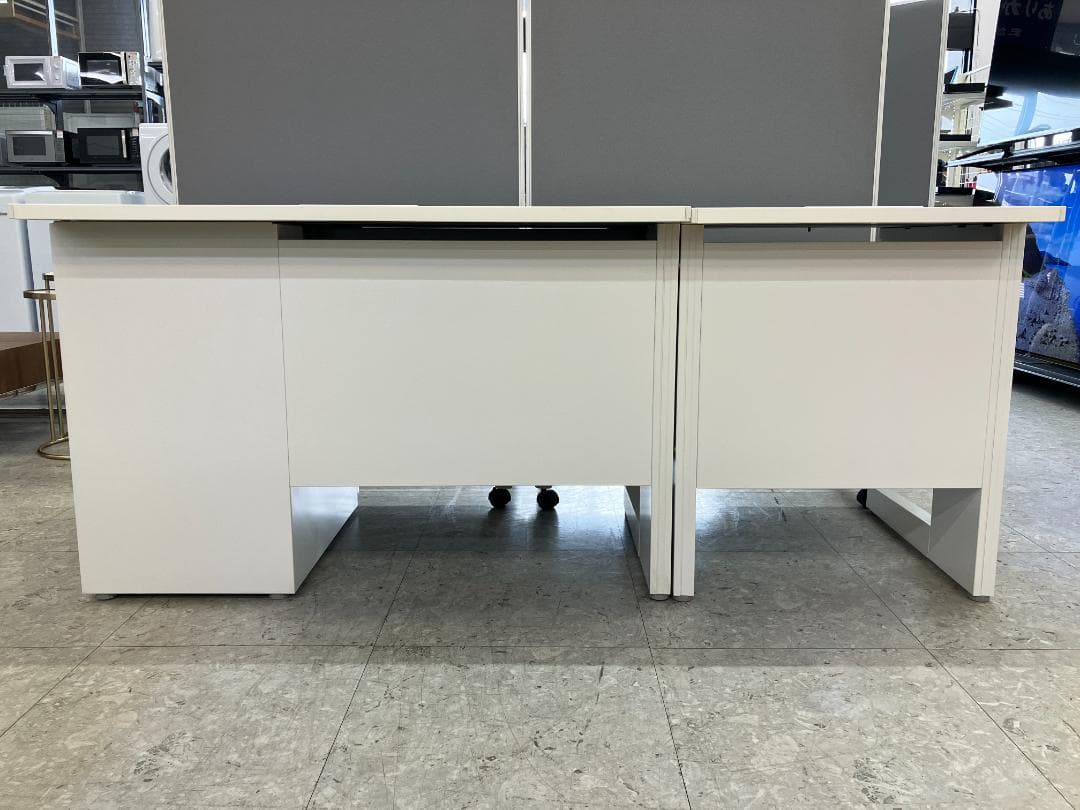 内田洋行 デスクシステム サイドデスク付き JOIFA307 ホワイト②