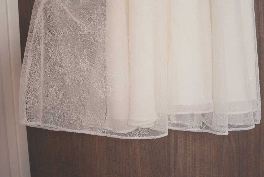 kaene レース×シフォンドレス　2025 使用回数1回2h size 36