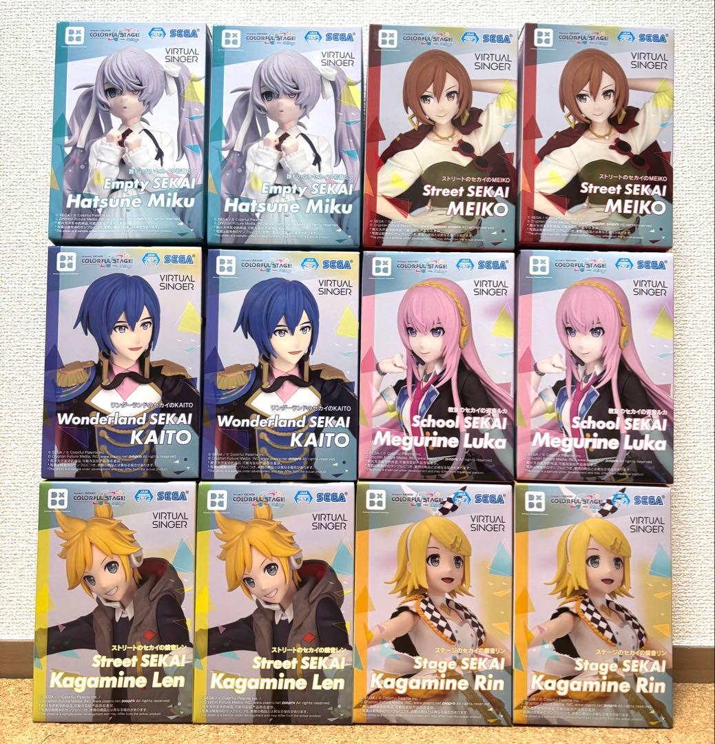 【12点セット】6種×2 プロセカ　フィギュア