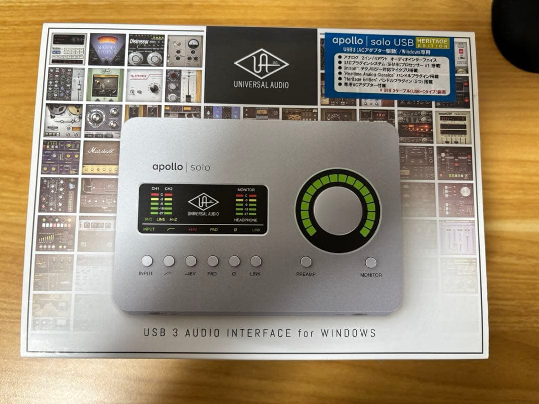 DTM・DAW Apollo solo usb