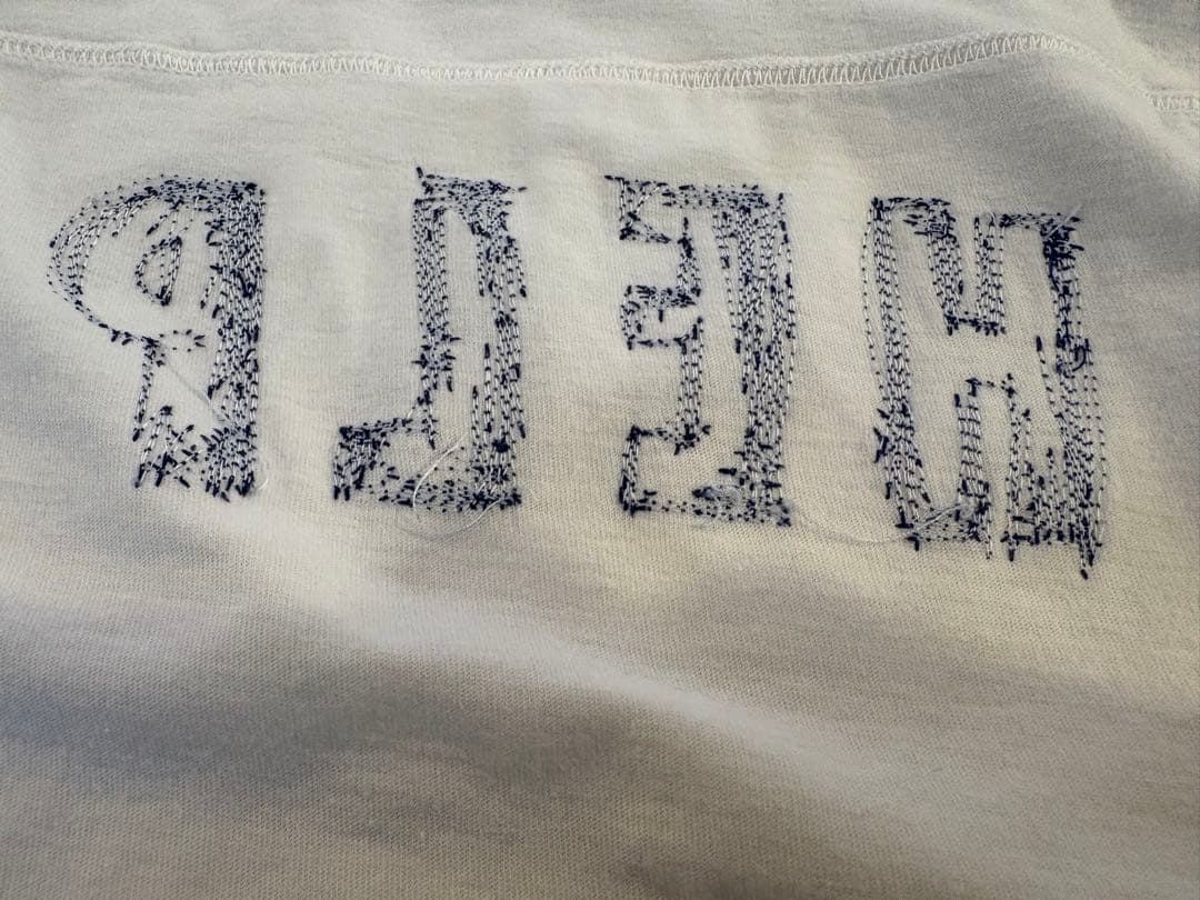 マルジェラ　ノースリーブ　ここのえ　刺繍