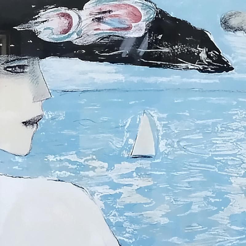 ☆カシニョール☆「黒い帽子のプロフィール」MO判　54/200