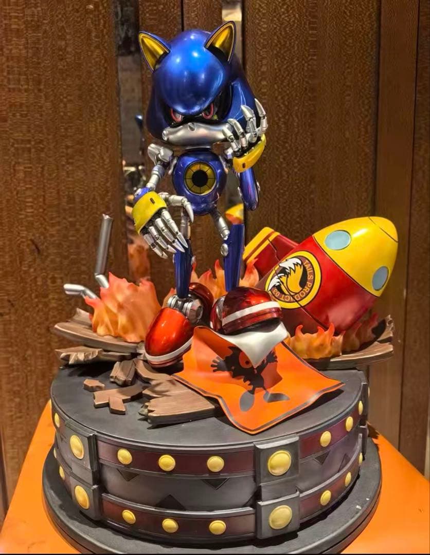 ソニック・ザ・ヘッジホッグ F4F 金属 スタチュー フィギュア