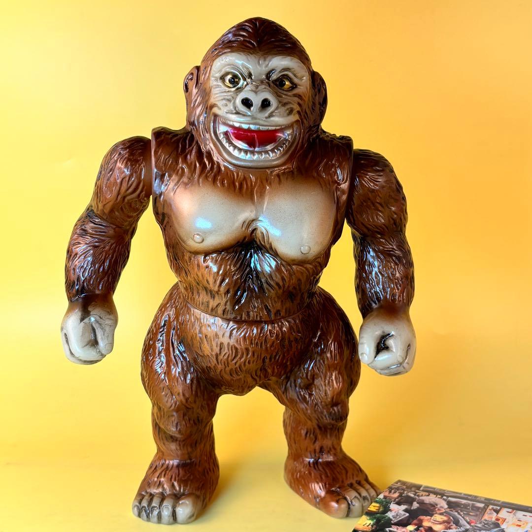 マルサン ジャイアントゴリラ450-Aタイプ ブラウン 後藤博彩色蓄光版カスタム