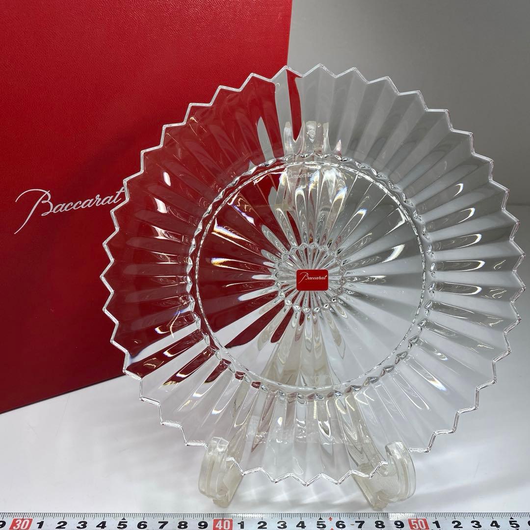 バカラ　ミルニュイ　プレート　共箱　直径20.8㎝　タサチ　東な7-0408①