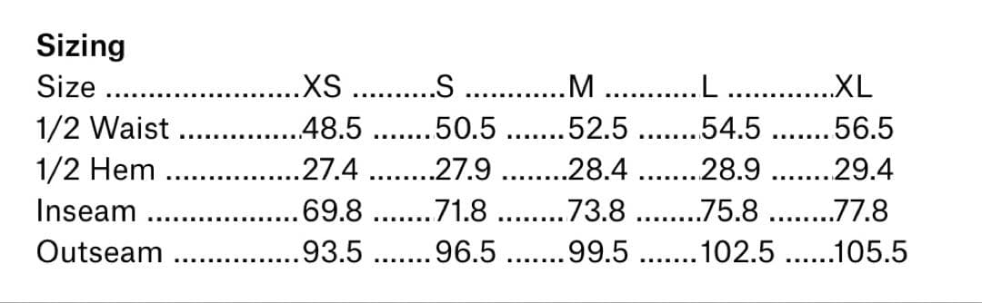 ACRONYM P30AL-DS サイズXS
