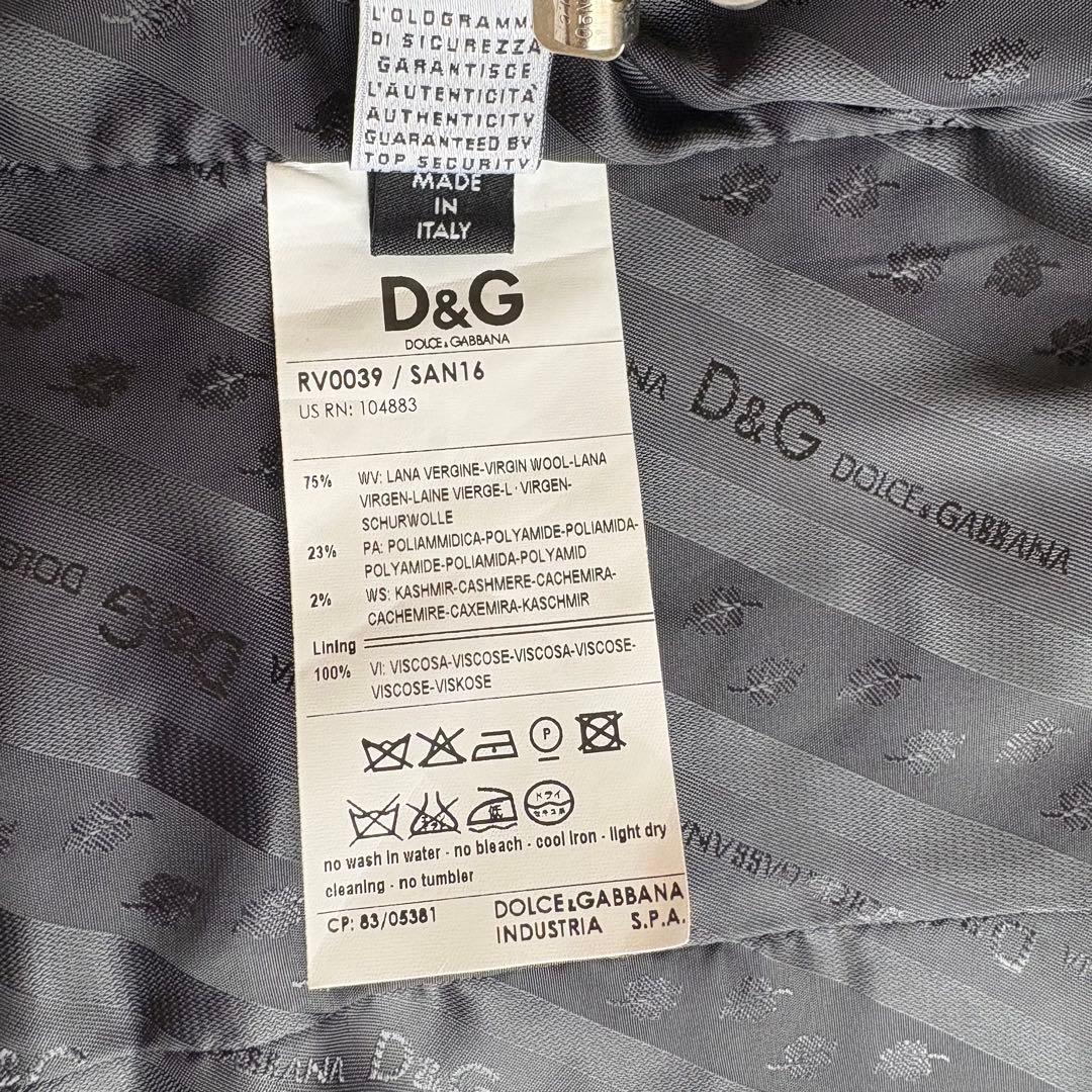 新品タグ付 ドルチェ&ガッバーナ パッチワークベスト ウール ジレ L 黒