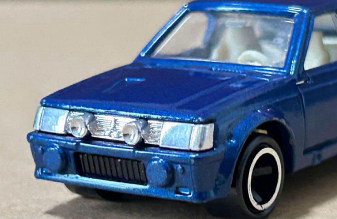 日本製 トミカ 三菱 ランサーターボ 紺