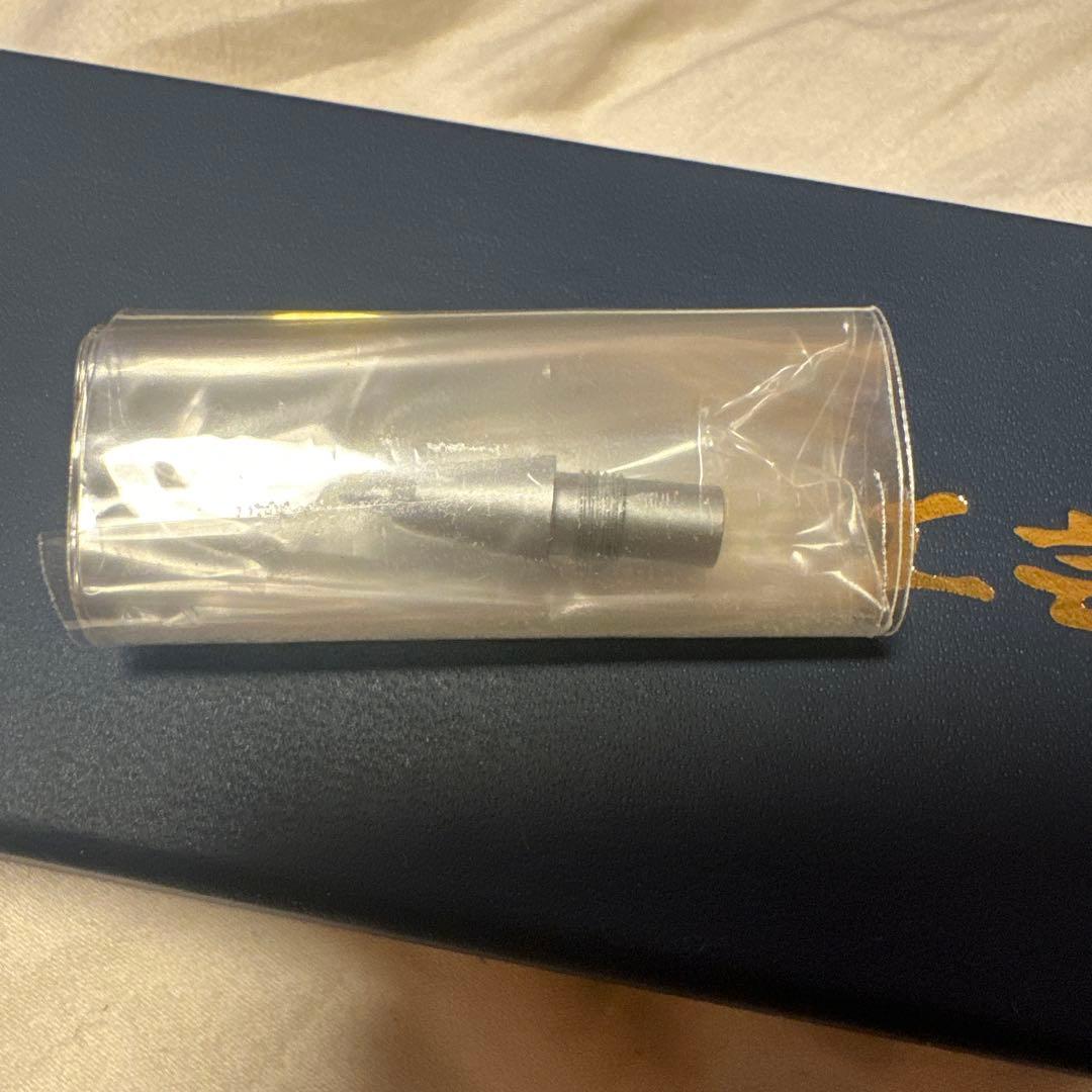 野原工芸　固定式口金艶消しシルバー