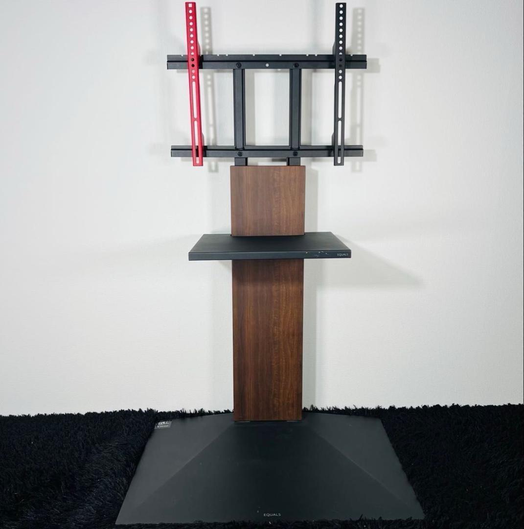 イコールズ WALL V3 テレビスタンド ハイタイプ 壁掛け 壁寄せ 棚板付き