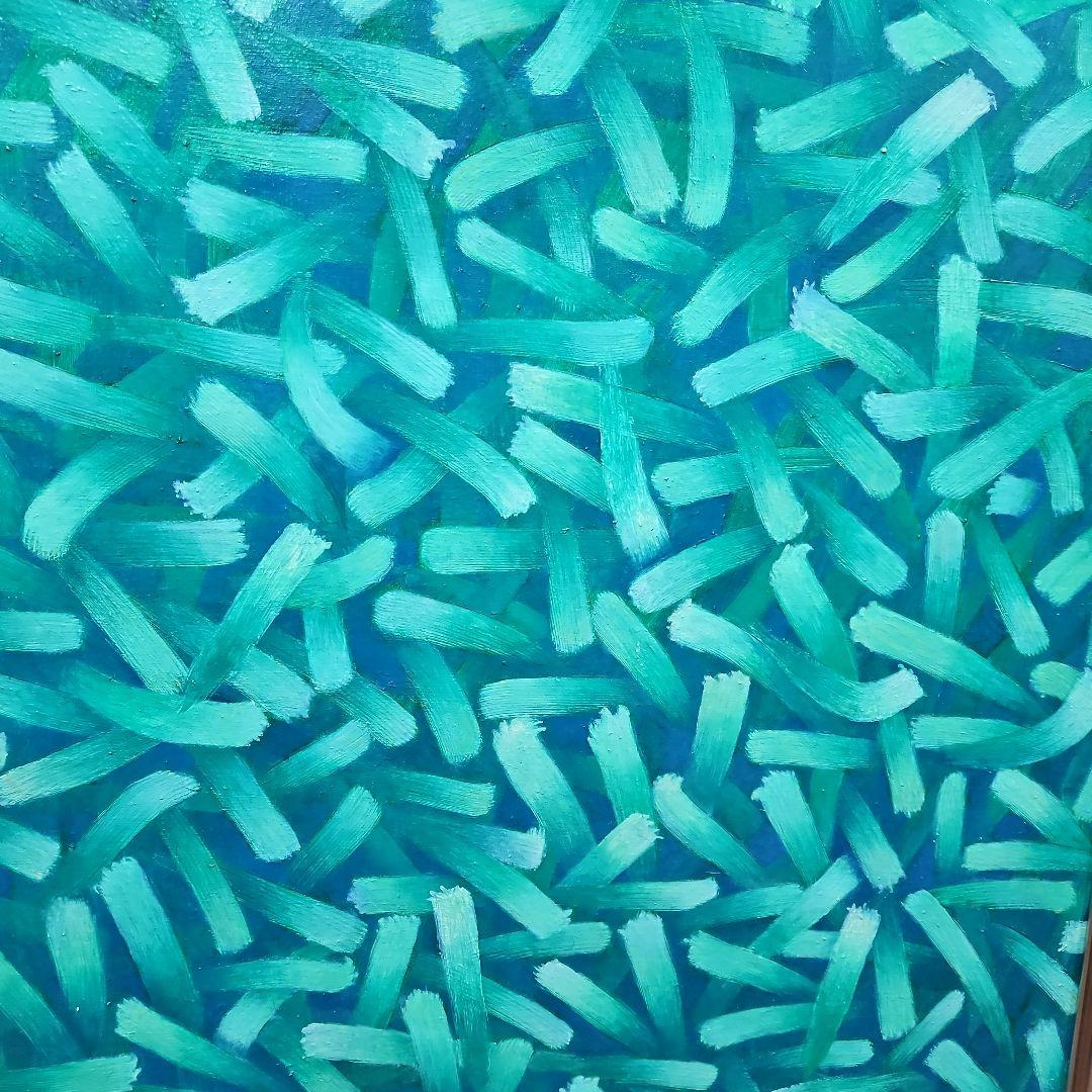 「旺盛」　加藤將信　油絵抽象油彩画 　F２０号