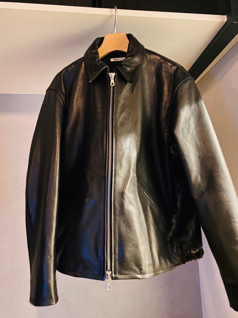 FREAK'S STORE ブラック レザー シングルライダース