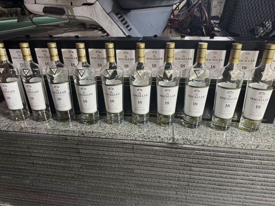 MACALLAN 18年ウイスキー 空箱10本セット