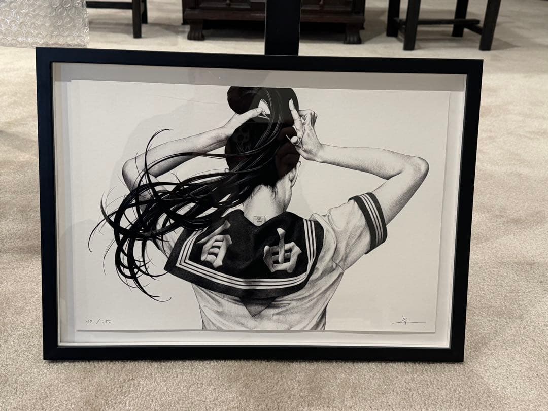 大友昇平 版画 「Whirlwind(つむじ風)」 限定250部